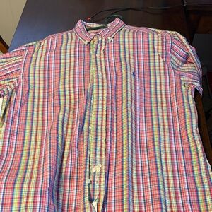 Polo Ralph Lauren Red and Blue Plaid Shirt